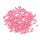 Mărgele din plastic color ø4 mm - Roz (20 Grame)