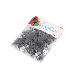 Confetti note muzicale - Argintiu (1 Sac)