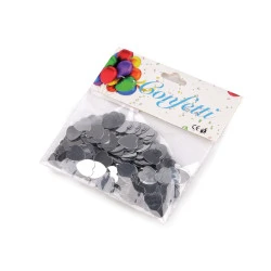 Confetti inimioare - pentru petrecere, nuntă, sărbătoare - Argintiu (1 Sac)