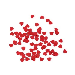 Confetti inimioare - pentru petrecere, nuntă, sărbătoare - Roșu (1 Sac)