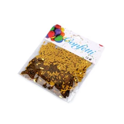 Confetti numere 30; 40; 50; 60 - pentru petreceri, sărbători de zile de naștere - Auriu (1 Sac)