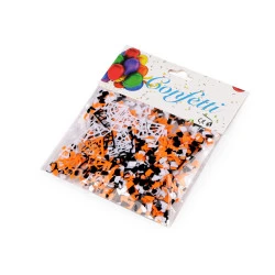Confeti de halloween - păianjen, liliac, dovleac, pânză de păianjen - Mix (1 Sac)