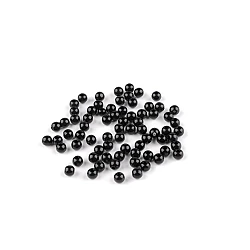 Mărgele de plastic ø6 mm - Negru (500 Grame)
