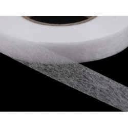 Bandă termoadezivă 15 mm, pânză de păianjen - Alb (252 Metri)