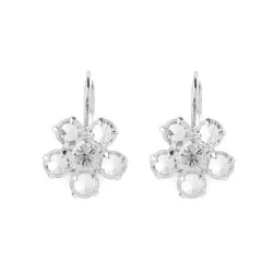 Cercei floare jablonec - Cristal (1 Pereche)