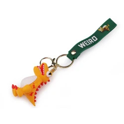 Breloc chei / rucsac 3d - Galben (1 Bucată)