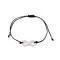 Brățară din oțel inoxidabil shamballa, infinity - Negru (1 Bucată)