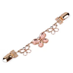 Clips cardigan / închizătoare cardigan - Auriu rose (1 Bucată)