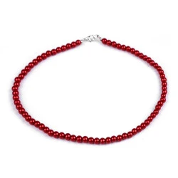 Colier de perle - Bordo deschis (1 Bucată)