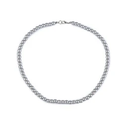 Colier de perle - Gri perlă (1 Bucată)