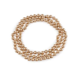 Colier de perle lung, retro - Maro bronz (1 Bucată)