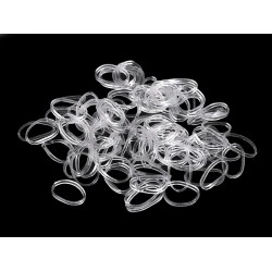 Elastice de păr mici transparente - Transparent (1 Sac)
