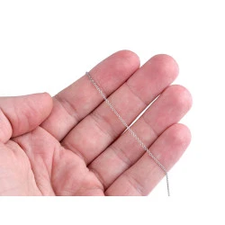 Lanț din oțel inoxidabil 1,2 și 1,5 mm metraj - Platinum (1 Metru)