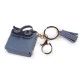 Breloc / pandantiv chei - Albastru denim (1 Bucată)