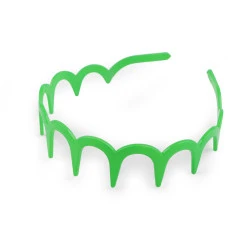 Bentita din plastic pentru par - Verde (1 Bucată)