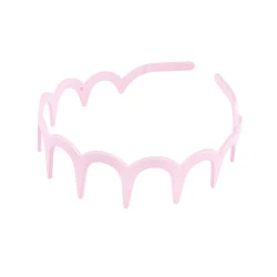 Bentita din plastic pentru par - Roz foarte deschis (1 Bucată)