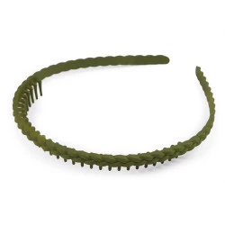 Bentita din plastic cu pieptene - Verde (1 Bucată)