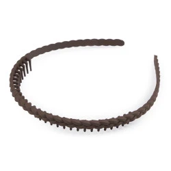 Bentita din plastic cu pieptene - Maro (1 Bucată)