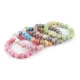 Bratara elastcica din margele de sticla - Roz deschis (1 Bucată)