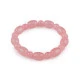 Bratara elastcica din margele de sticla - Roz (1 Bucată)