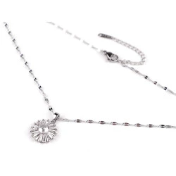 Colier din oțel inoxidabil - Cristal (1 Bucată)
