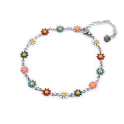 Bratara de glezna din otel inoxidabil - Multicolor (1 Bucată)