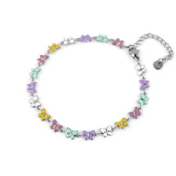 Bratara de glezna din otel inoxidabil - Multicolor (1 Bucată)