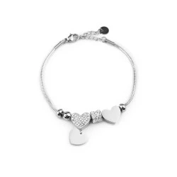 Bratara din otel inoxidabil - Argintiu (1 Bucată)