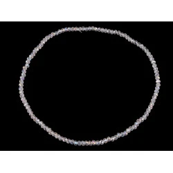 Colier elastic cu strasuri - Transparent (1 Bucată)
