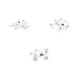 Bază cercei cu tijă din oțel inoxidabil, ø4; 6; 8 mm - Platinum (40 Bucăți) Bază cercei cu tijă din oțel inoxidabil, ø4; 6; 8 mm - Platinum (40 Bucăți)