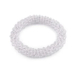 Bratara / elastic de par din margele - Cristal (1 Bucată)