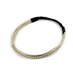 Bentiță elastică de păr - Verde pastel deschis (1 Bucată)