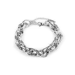 Bratara din otel inoxidabil - Argintiu (1 Bucată)