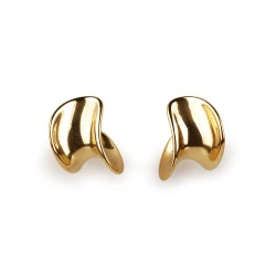 Cercei din oțel inoxidabil - Auriu (1 Pereche)