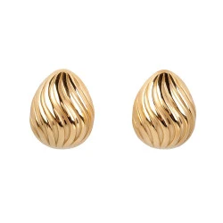 Cercei din oțel inoxidabil - Auriu (1 Pereche)