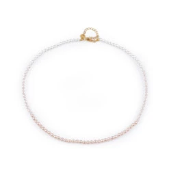 Colier de perle - Roz pudrat (1 Bucată)