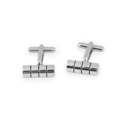 Butoni de mașetă în cutie cadou - Argintiu (1 Cutie)