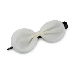 Agrafă de păr cu fundă - Crem deschis (1 Bucată)