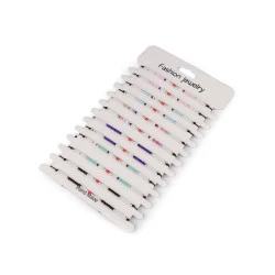 Brățară shamballa cu mărgele de nisip - Mix variante (12 Bucăți)