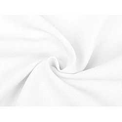 Țesătură poliester rongo - Alb (1 Metru)