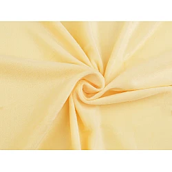 Pluș neted /  minky - Galben deschis (1 Metru)