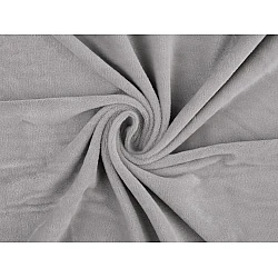 Pluș neted /  minky - Gri foarte deschis (1 Metru)