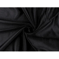 Căptușeală milaneză / milanez elastic - Negru (1 Metru)