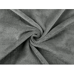 Material polar wellsoft / fleece - Gri neutral (1 Metru)
