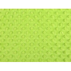 Pluș minky - Verde strident deschis (1 Metru)