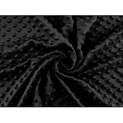 Pluș minky - Negru (1 Metru)