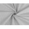 Material bumbac cu buline - Gri foarte deschis (1 Metru)