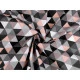 Material bumbac imprimat, motive geometrice - Roz deschis (1 Metru) Material bumbac imprimat, motive geometrice - Roz deschis (1 Metru)