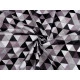 Material bumbac imprimat, motive geometrice - Roz deschis (1 Metru) Material bumbac imprimat, motive geometrice - Roz deschis (1 Metru)