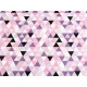 Material bumbac imprimat, motive geometrice - Roz deschis (1 Metru) Material bumbac imprimat, motive geometrice - Roz deschis (1 Metru)